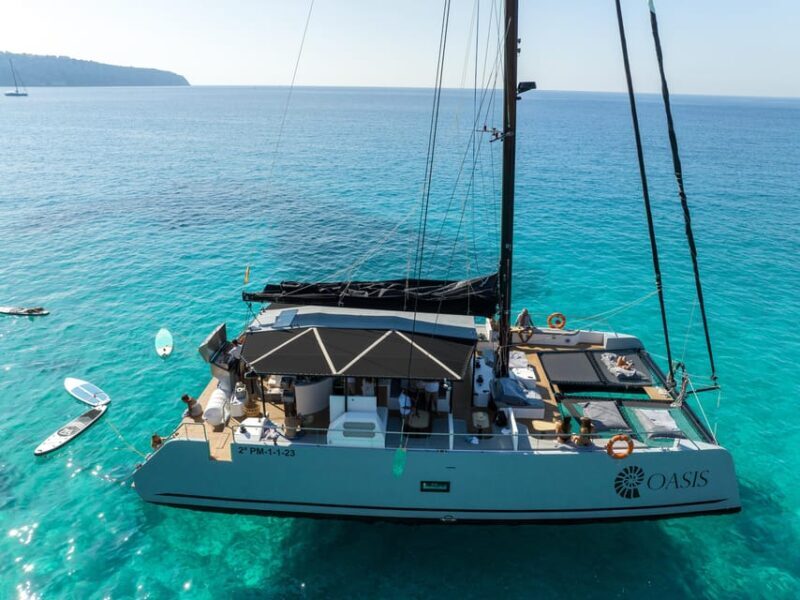 Palma: Cueva Verde and Cala Vella Catamaran Cruise with BBQ - Key Points
