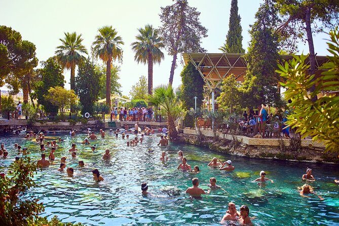 Pamukkale, Hot Springs, Travertines Tour Incl. Lunch f/Bodrum - The Sum Up