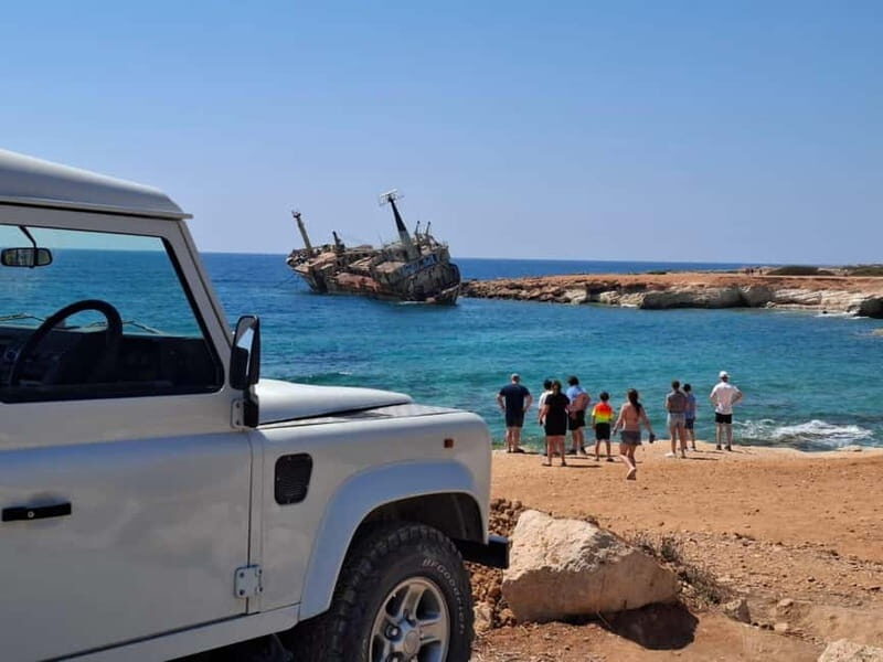 Paphos :Akamas Jeep Safari with cruise to the Blue Lagoon - Key Points