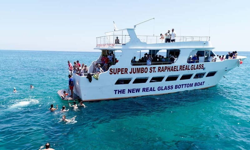 Paphos: Glass Bottom Boat Trip with Swimming or Snorkeling - Key Points