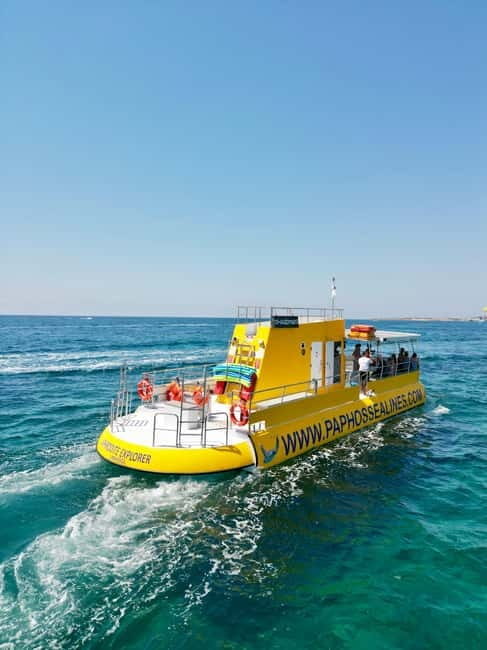 Paphos: Yellow Submarine Swim Cruise with Unlimited Drinks - Key Points