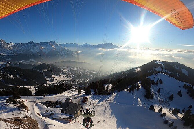 Paragliding discovery flight in Villars sur Ollon - Key Points