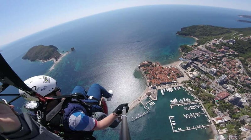 Paragliding Montenegro: Air Excursion Over Budva Old Town - The Itinerary in Detail
