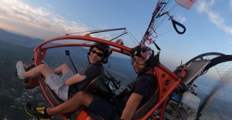Paramotor Flight over Corfu's West Coast - Key Points