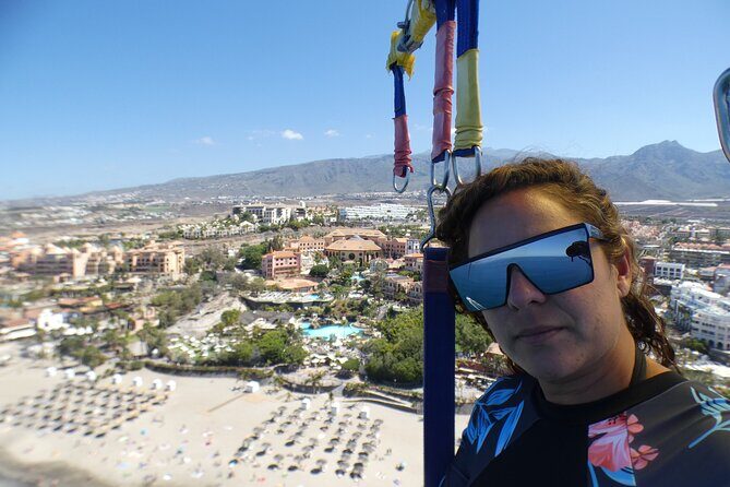 Parasailing flights on the coast of Adeje in Tenerife - The Sum Up