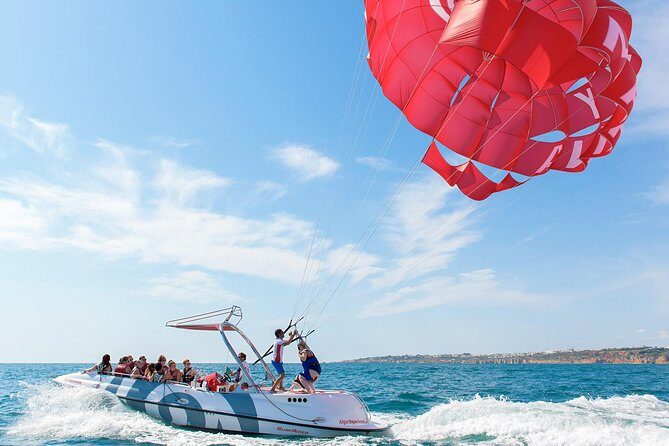 Parasailing from Albufeira Marina by Boat - A Quick Introduction to the Experience