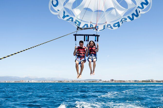 Parasailing in the Bay of Palma - Parasailing in the Bay of Palma: An Aerial Adventure Over Mallorca’s Coast