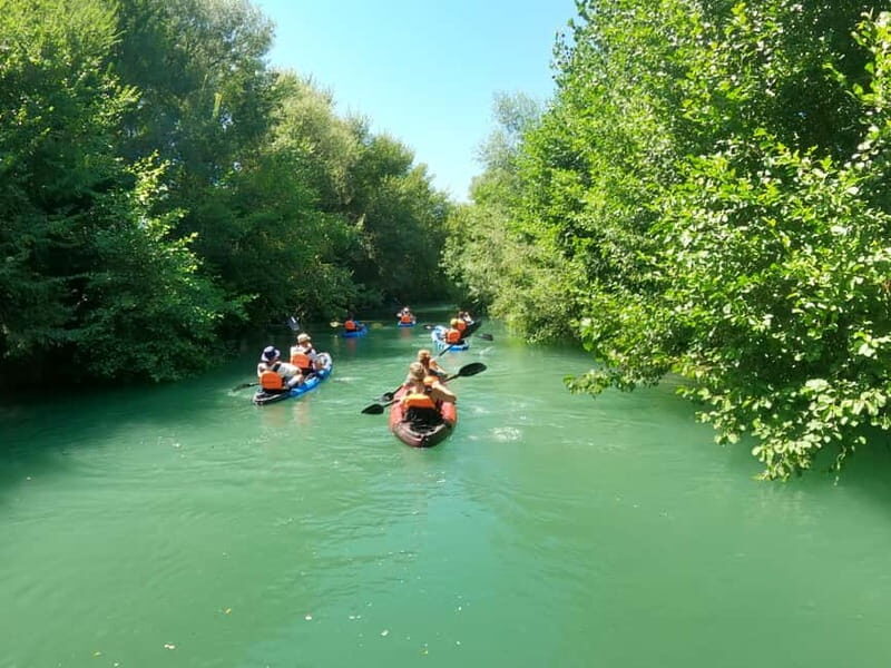 Parga: Kayaking Adventure in the Acheron River 13 km - The Itinerary in Detail