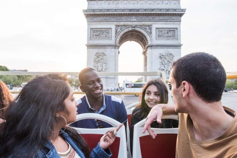 Paris: Arc de Triomphe Ticket & Big Bus Hop-on Hop-off Tour - Key Points