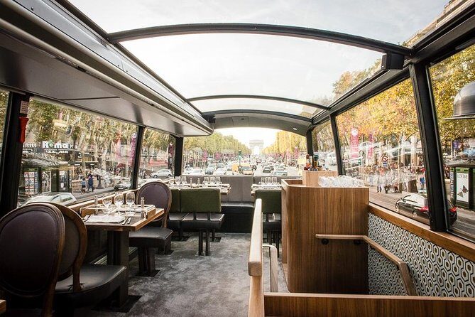 Paris Bustronome Gourmet Sightseeing Lunch on a Panoramic Bus - Frequently Asked Questions