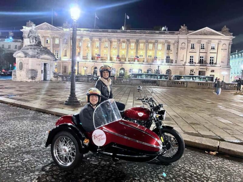 Paris by Night Sidecar Tour - Key Points