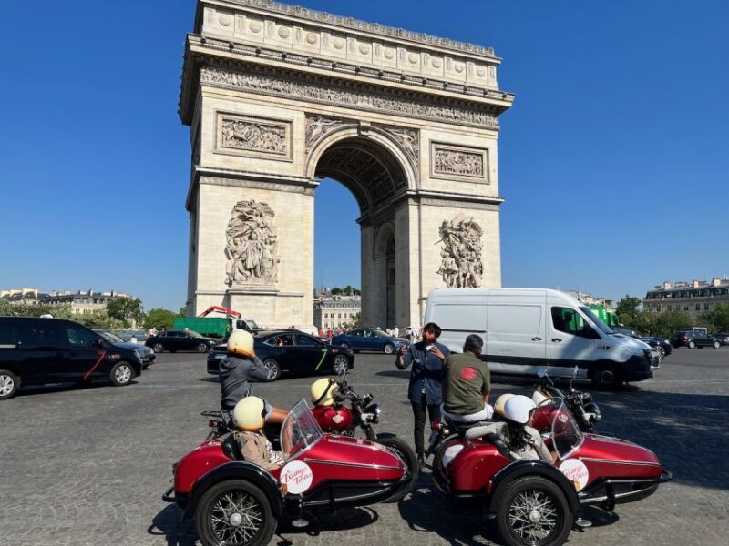 Paris by sidecar 1HR Tour - An In-Depth Look at the Paris Sidecar Tour