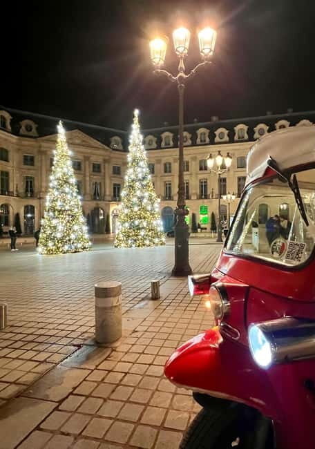 Paris: Christmas Lights Tuk Tuk Tour - The Breakdown of the Itinerary