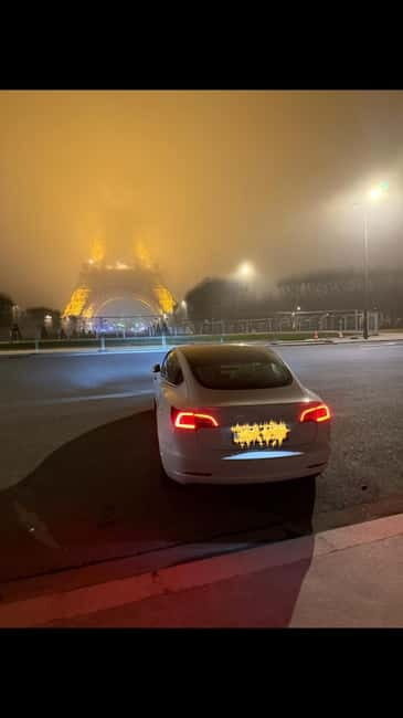 Paris: City Highlights Night Tour in a Tesla - Key Points