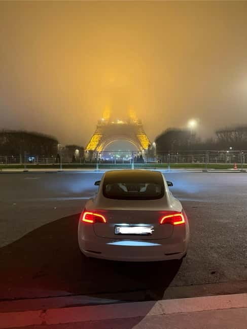 Paris: City Highlights Night Tour in a Tesla - An In-Depth Look at the Paris Night Tour