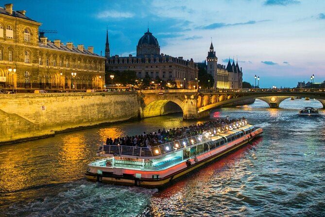 Paris City Tour by Coach with Sightseeing Seine River Cruise - Key Points