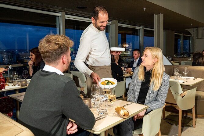 Paris Early Evening Dinner at Eiffel Tower's Madame Brasserie - The View and Atmosphere