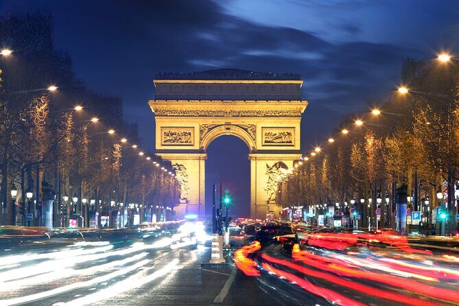 Paris Lights Evening Bus Tour with Eiffel Tower Summit Option - The Itinerary in Detail