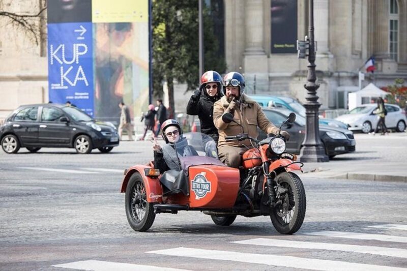 Paris Premium & Private Highlights city tour on Sidecar - An In-Depth Look at the Paris Sidecar Tour