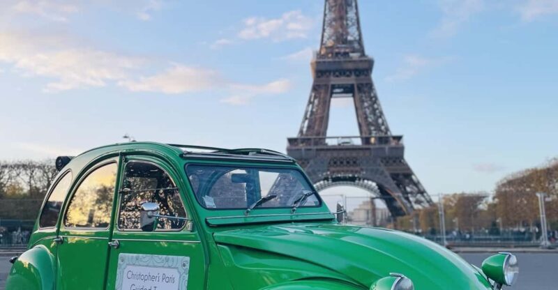 Paris Private Guided Tour in a 2CV classic French car - Key Points