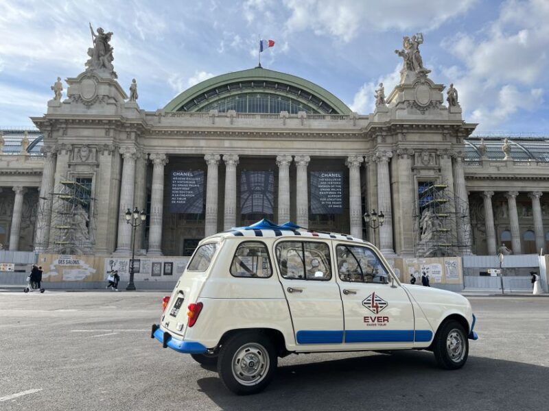 Paris: Private Sightseeing tour in Renault 4L electric 2h - FAQ