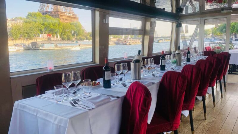 Paris: Seine Dinner Cruise from Eiffel Tower/Liberty Statue - Key Points