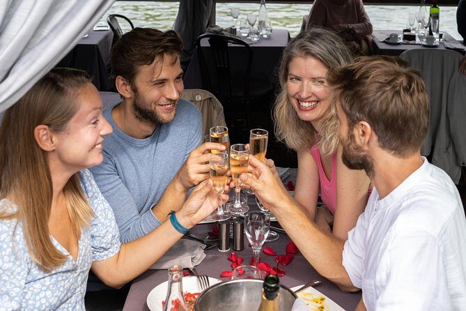 Paris Seine River Gourmet Lunch Cruise with Champagne Option - Key Points