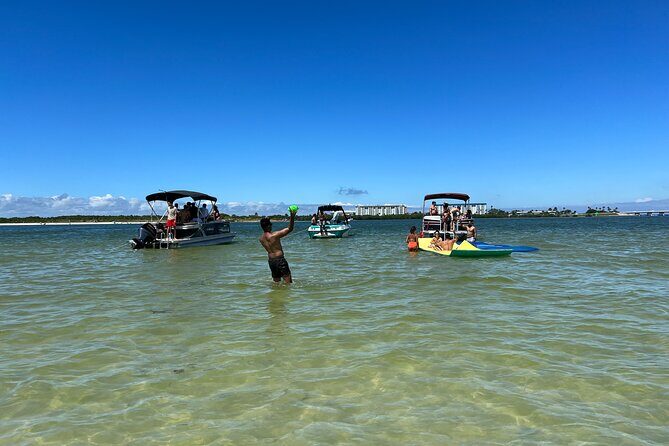 Party Pontoon Boat and Watersports Tour in Clearwater Beach - Key Stops and What to Expect