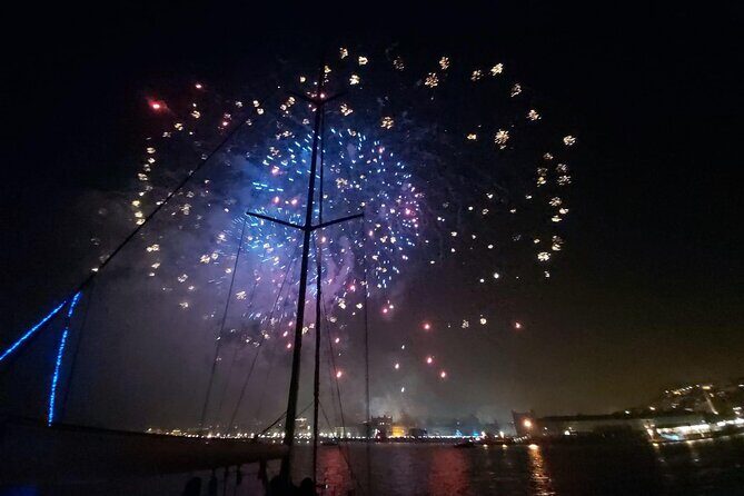 Passing the Year in a Boat with Champagne and Fireworks - FAQ