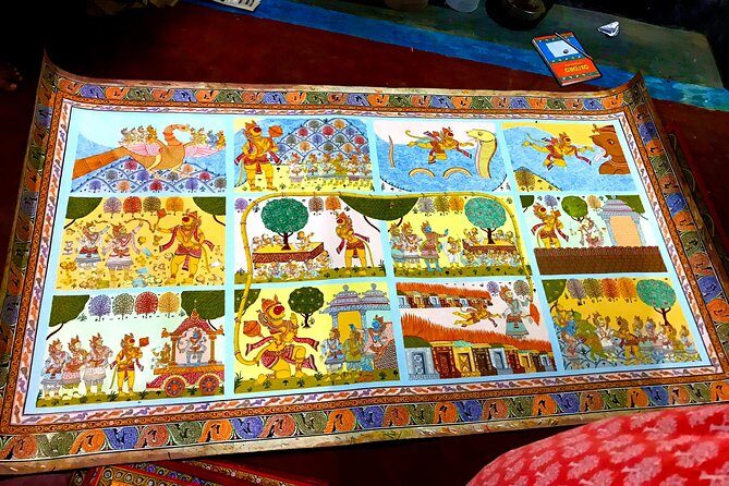 Pattachitra Workshop at Dandasahi by Awarded Artist with KalaKart - Introducing the Pattachitra Workshop at Dandasahi