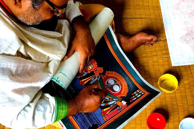 Pattachitra Workshop at Dandasahi by Awarded Artist with KalaKart - Key Points