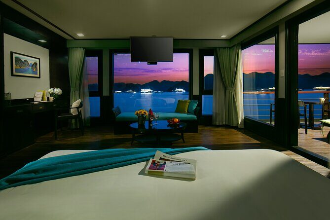 Peony Cruise 5* Halong Bay 3 days 2 nights with 2 ways transfer - Key Points