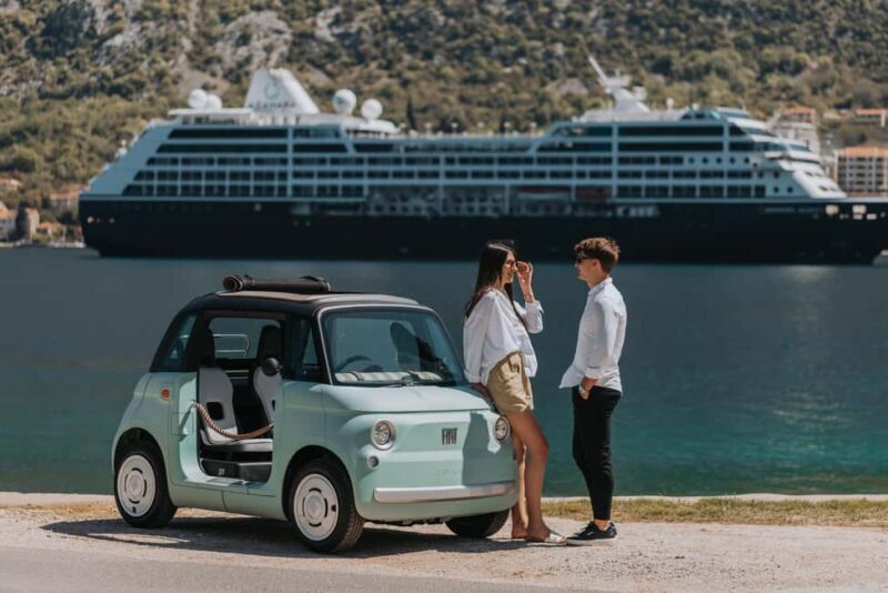 Perast: Guided Tour in a Fiat Topolino E-Car - Key Points