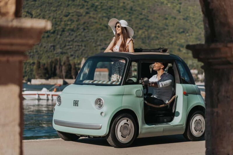 Perast: Guided Tour in a Fiat Topolino E-Car - An Authentic Look at the Experience