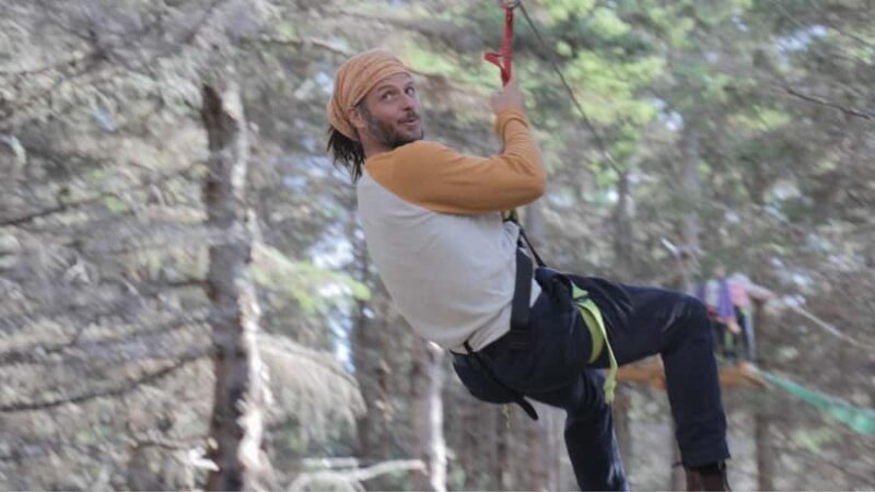 Percé: Folies Boréales  Adventure course in the trees - Key Points