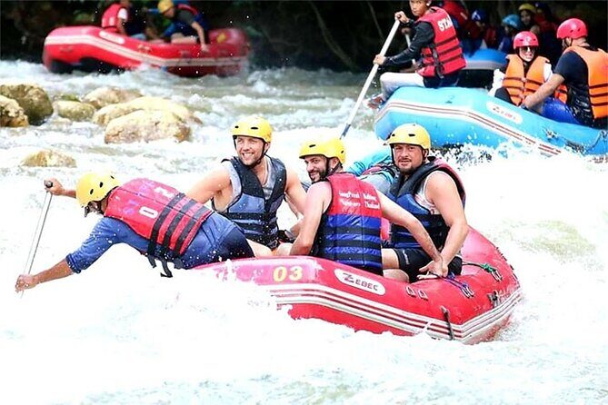 Phang Nga Tour with White Water Rafting and Zipline - Key Points