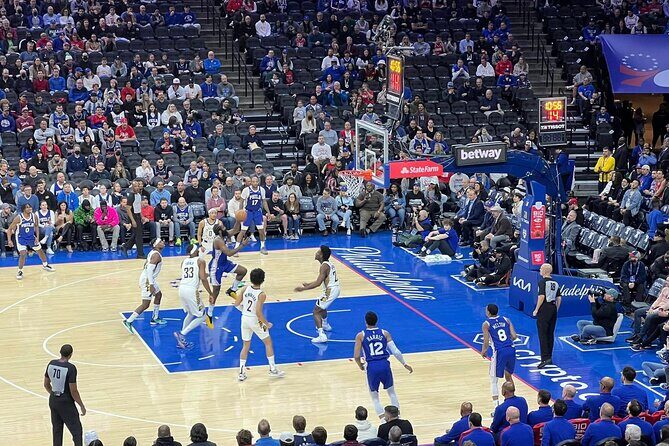 Philadelphia 76ers Basketball Game Ticket at Wells Fargo Center - The Experience: Highlights and Considerations