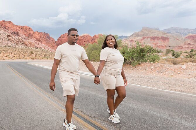 Photo Shoot at Red Rock Canyon in Calico Basin - The Sum Up
