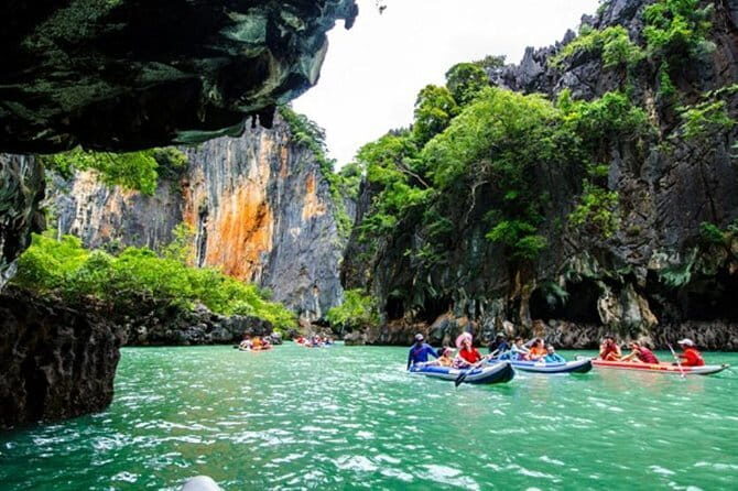 PHUKET: James Bond-Canoeing Hong Island by Speed boat-Lunch - The Experience in Detail