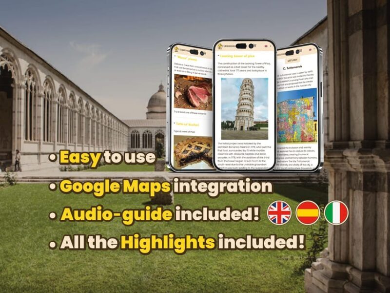 Pisa: digital guide made with a local for your walking tour - FAQ