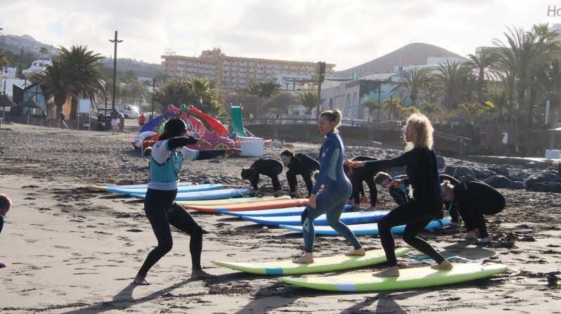 Playa de Las Americas: Surfing Group Lesson with equipment - The Group and Timing