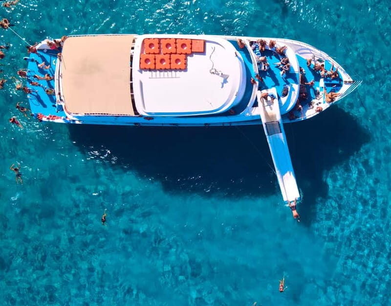 Polis: Paphos & Blue Lagoon Boat Cruise with Waterslide - Key Points