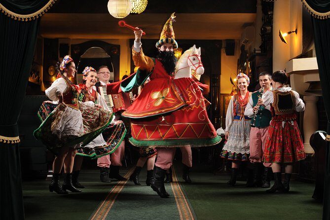 Polish Folk Show with 3 course dinner in Krakow legendary restaurant - FAQs