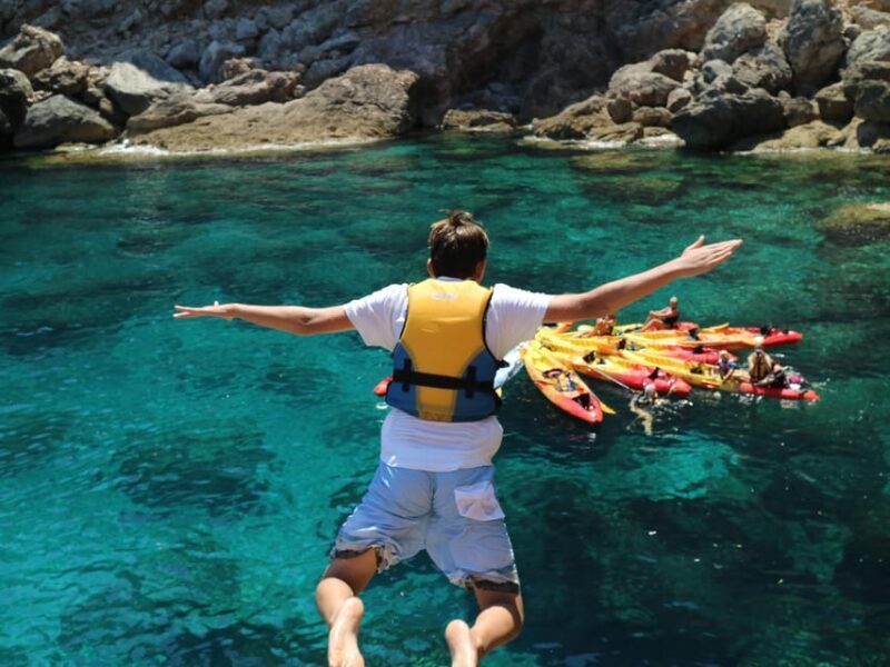 Pollença: Kayak and Coasteering Cliff Jumping - Key Points