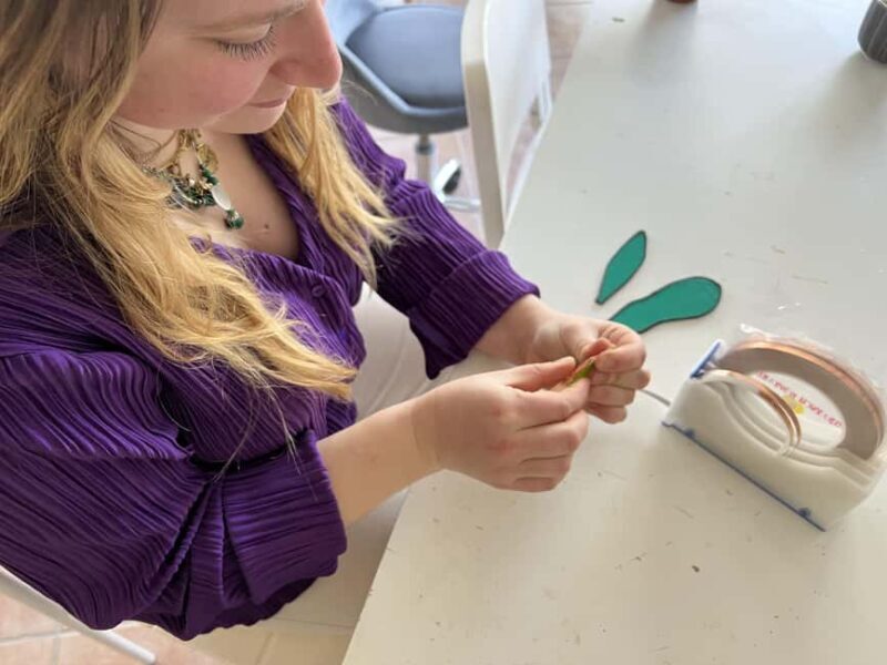 Pont-du-Château: create your own Tiffany stained glass cactus plant - The Experience: Pros and Cons