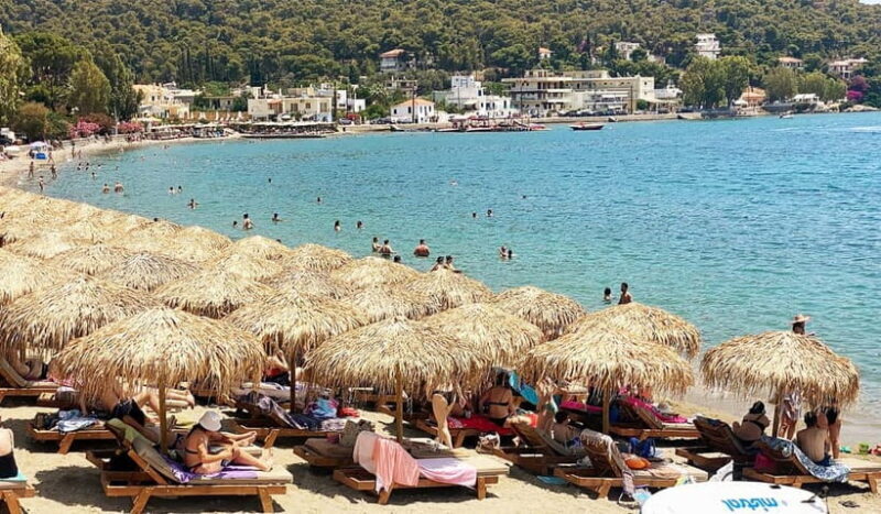 Poros Island: Full Day Trip From Athens with Swimming - The Highlight: Love Bay and Beach Relaxation