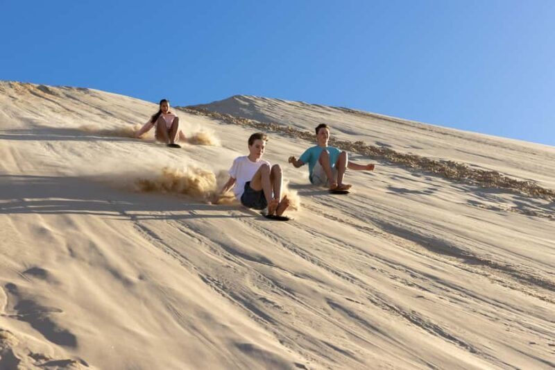 Port Stephens: Unlimited Sandboarding & 4WD Sand Dune Tour - The Climb and the Climate