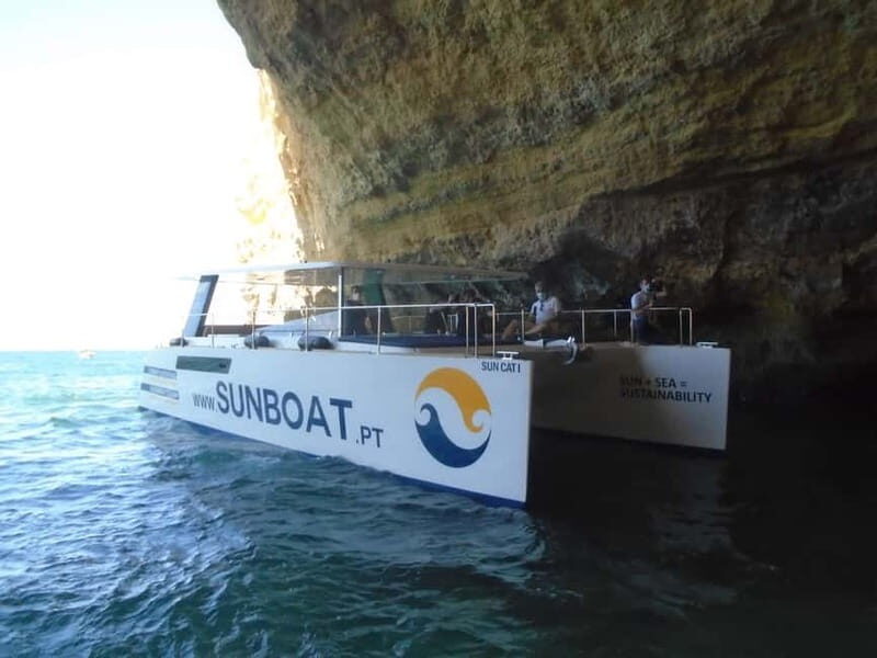 Portimão: Benagil Caves & Golden Coast Eco Catamaran Tour - Swim & Leisure
