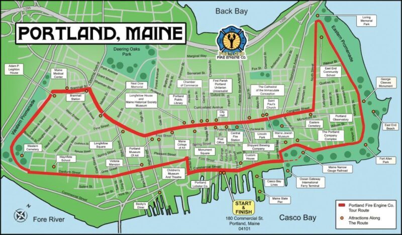 Portland, Maine: Tour in Vintage Fire Engine - The Experience in Detail