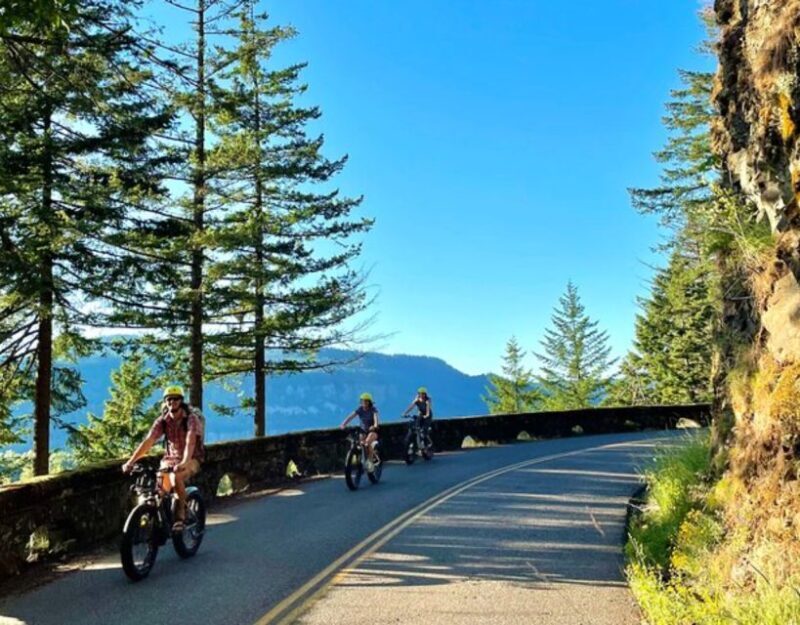 Portland: Multnomah Falls E-Bike Tour in the Columbia Gorge - The Waterfalls and Stops in Detail